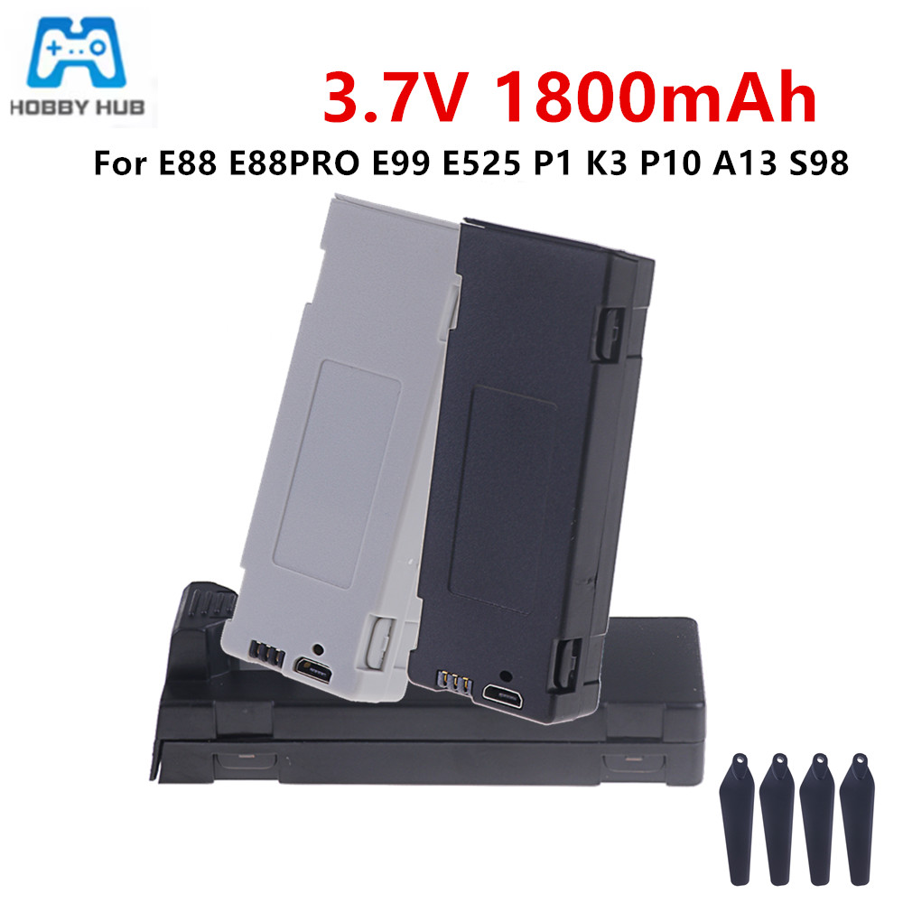 Drone Rc E99 Pro - For E88 Battery Rechargeable Battery 3.7V