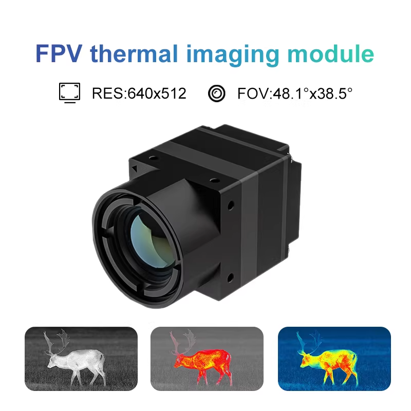 Heavy Lift Drone Frame - FPV Thermal Camera CVBS Interface 256/384/640