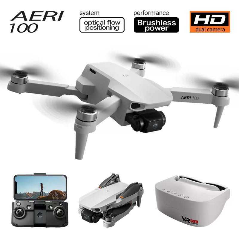 Aeri 100 Foldable RC Drone Bru - Drone Smart Rc Foldable recension och pris