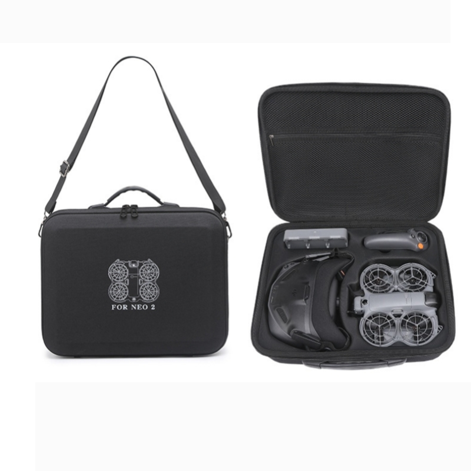 Hard Case for DJI Neo 2, Carry - Drone Rc N3 3 Batteries recension och pris