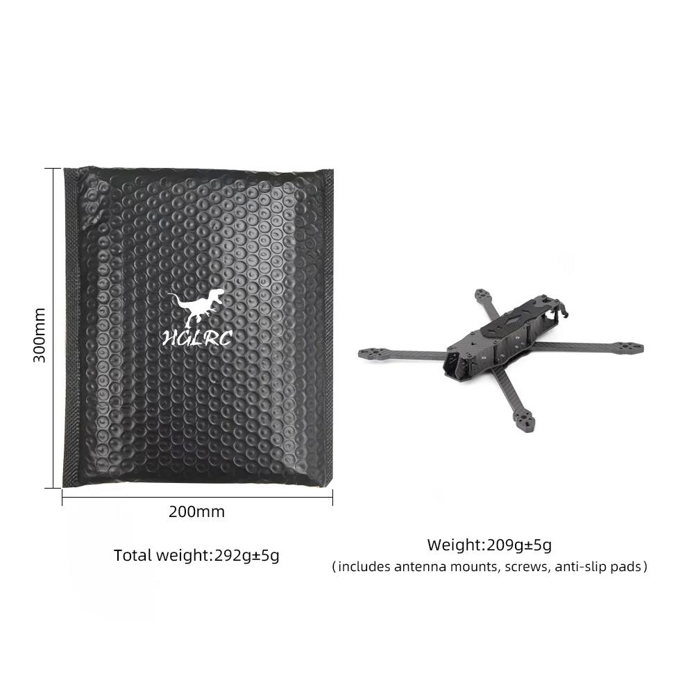HGLRC MY7 7 Inch 335mm Wheelba - Heavy Lift Drone Frame recension och pris