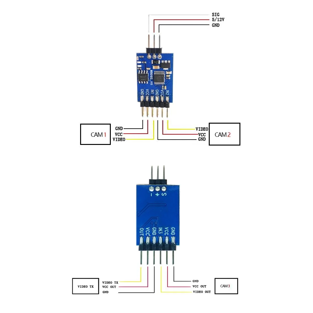 5.8G 3 Channel Video Switcher  - Drone Rc Toy recension och pris