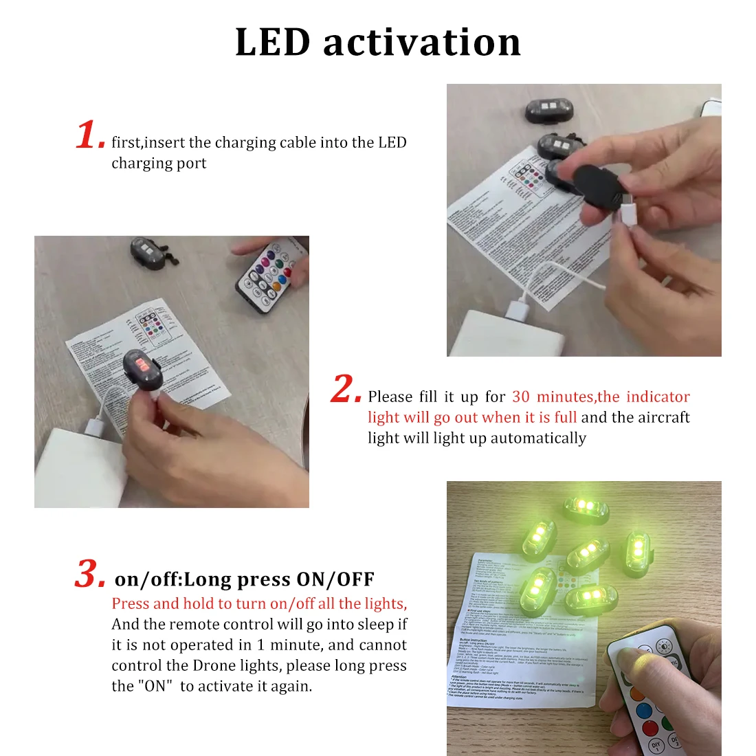 2/4/8Pcs Wireless Remote Contr - Drone Rc Signal recension och pris