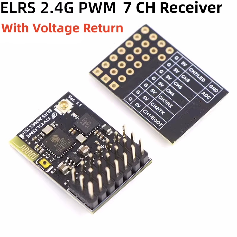 ELRS 2.4G PWM 7CH 6CH CRSF Rec - Drone Rcs recension och pris