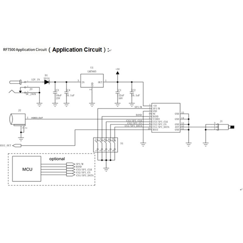 A01K-RF7500 6G-7.5G VRX Receiv - Drone Rc Signal recension och pris
