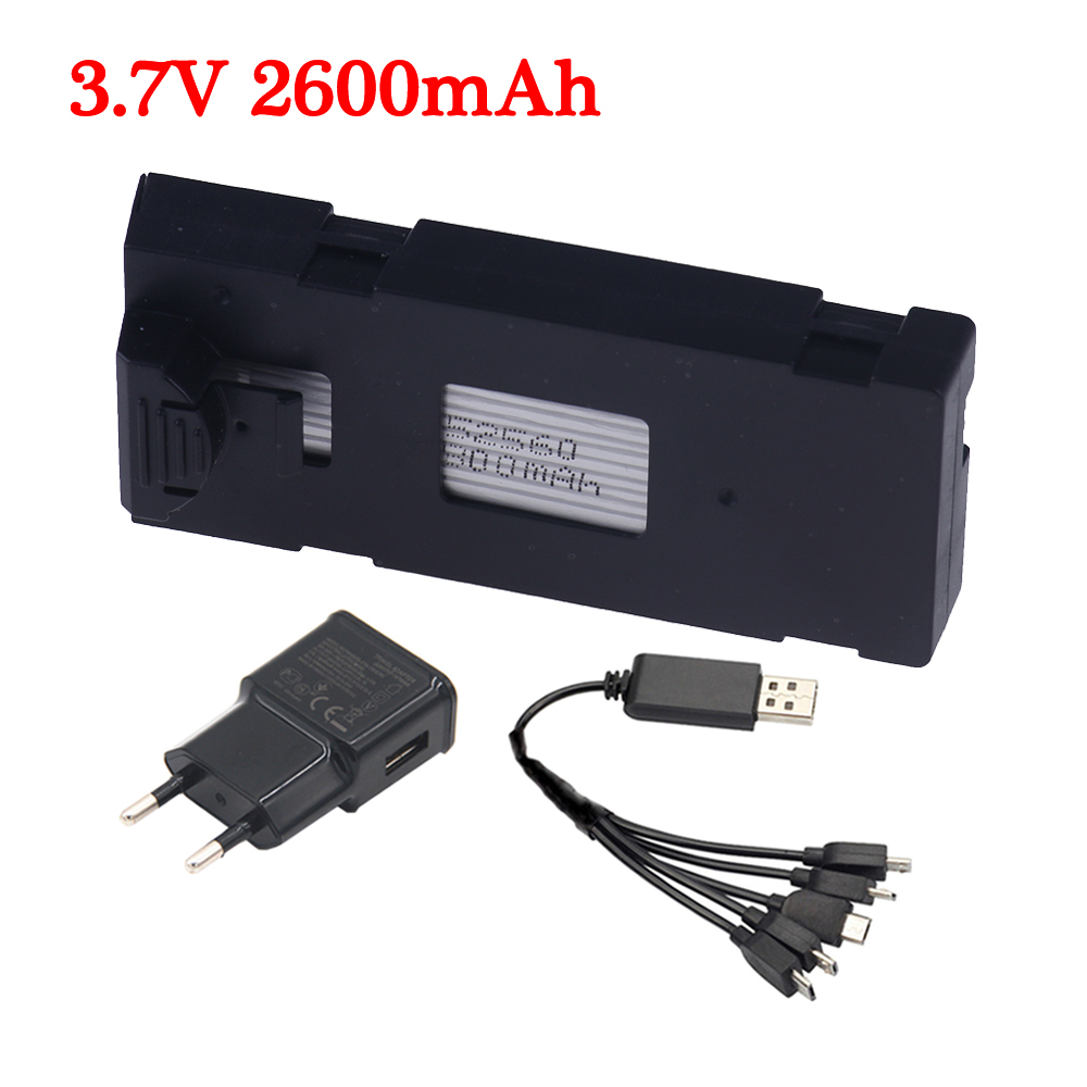 Upgrade Capacity 2600mAh 3.7V  - Drone Rc E99 Pro recension och pris