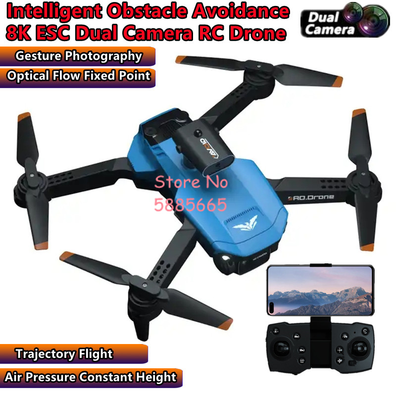 WIFI FPV Smart Obstacle Avoida - Drone Smart Rc Foldable recension och pris