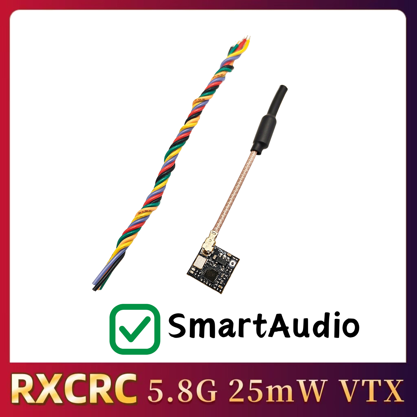 RXCRC 5.8GHz 48CH FPV 25mW Ana - Drone Rc Toy recension och pris