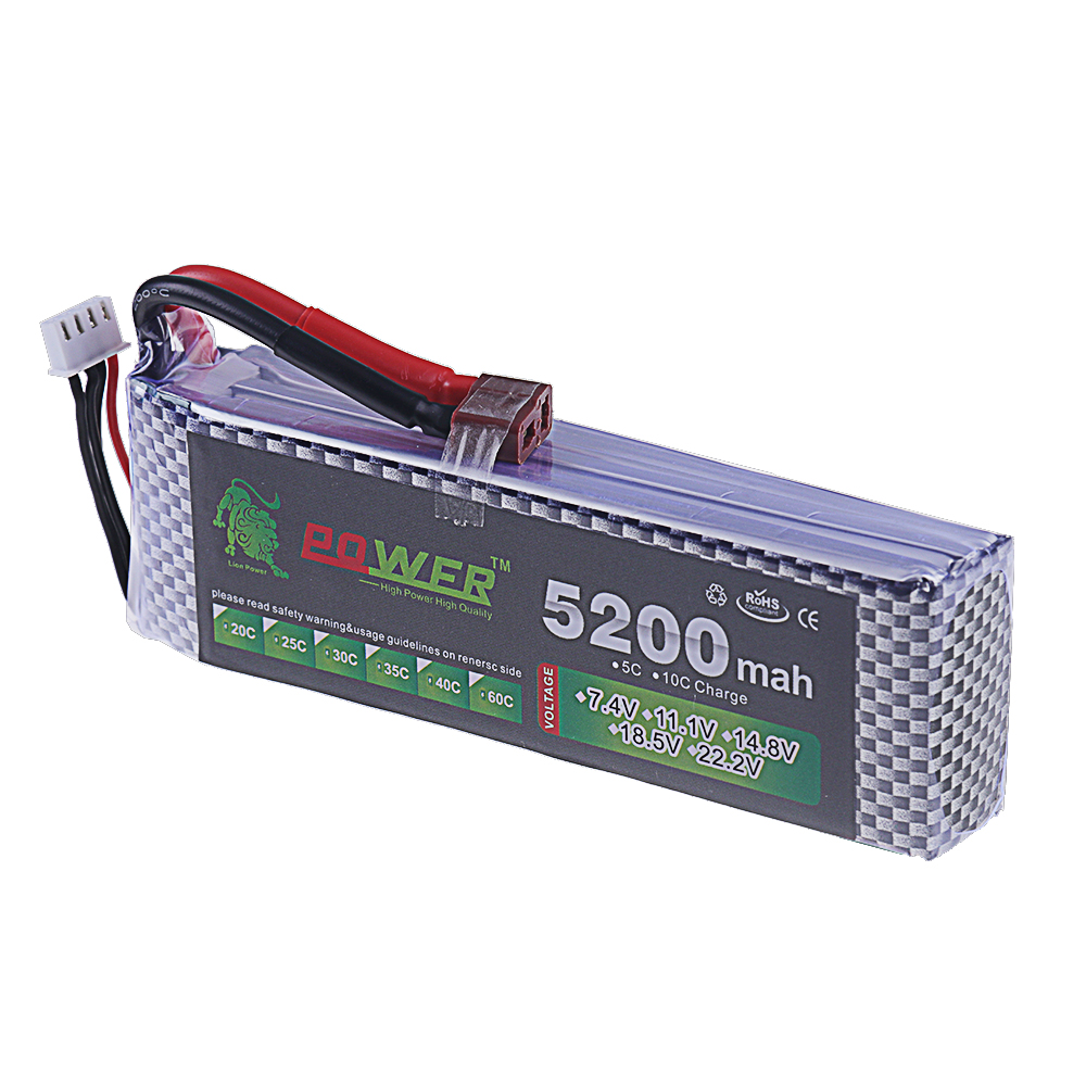 3S Lipo Battery 11.1V 5200mah  - Drone Rcs recension och pris